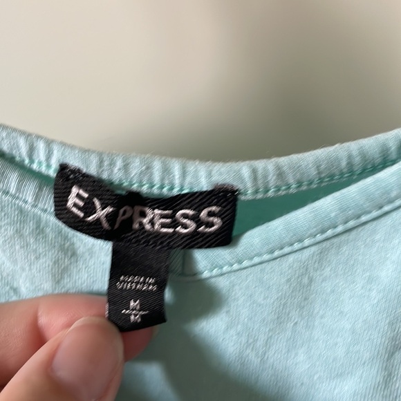 Express Women’s Light Blue Camisole Top w/ Adjustable Spaghetti Straps - Size M - Picture 2 of 4